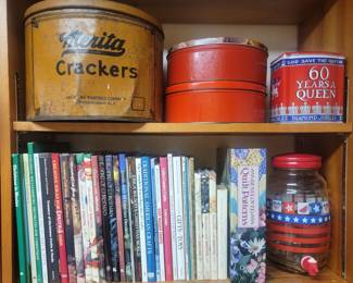 Vintage Tins & Craft Books