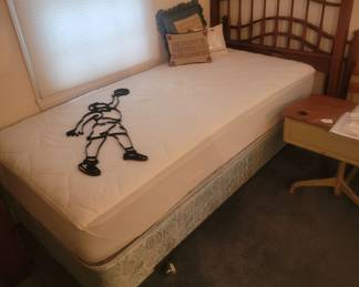 Twin Bed with Head & Footboard and Side Boards