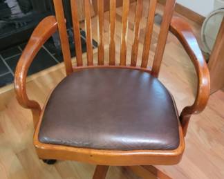 Solid Wood Office Chair