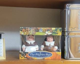 Butter Mold, Thanksgiving S & P from Publix Tin Cannisters