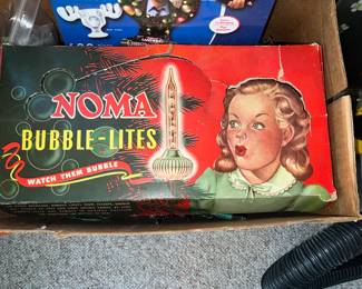 OLD fashioned Noma Bubble lites original box!!  