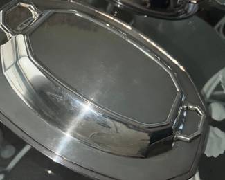 Silver plate serving pieces