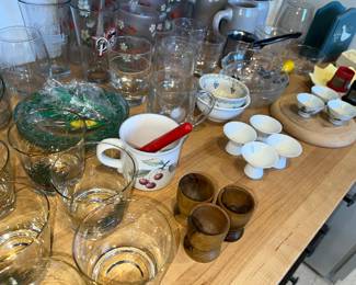 Festive and fun china and glassware