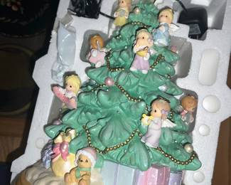 Precious Moments Illuminated Christmas Angels tree Bradford