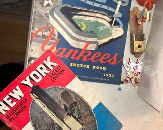 Yankees Sketch Book 1952 Yearbook Berra Rizzuto Mantle very cool!