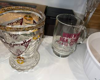 Ridgewood High School glass