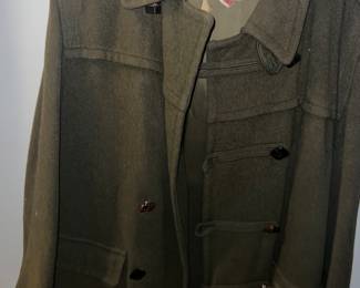 Some army coats and uniforms 
