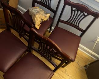 Folding card table chairs (table is MIA)