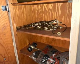 Lamp harps and parts