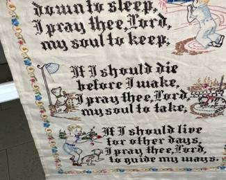 Hanging LORD's Prayer