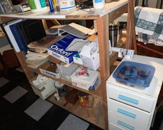 Office supplies in the basement..