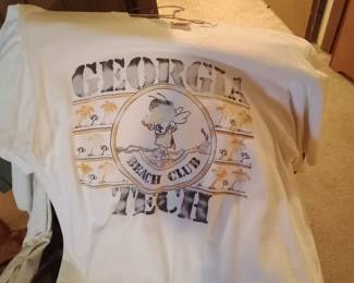 Approximately 10 Georgia Tech shirts... different designs