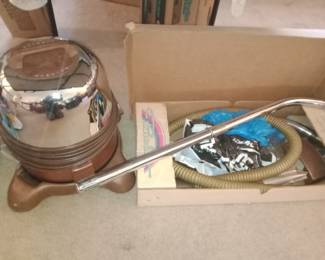 Rainbow vacuum cleaner with original box of attachments 