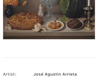 Cuadro de comedor by Jose Agustin Arrieta on artn
