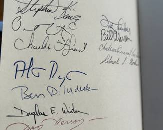 igned book by Stephen King