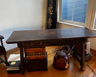 antique Barcelona console table