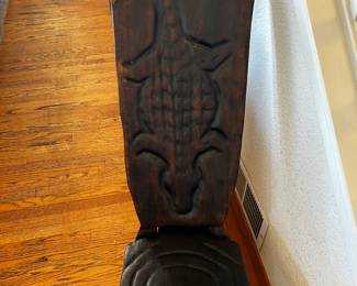Zimbabwe hand carved chair