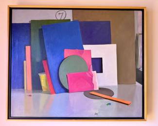 Peggy Good "Advanced Still Life," oil on canvas, 2001