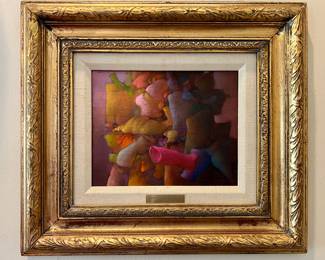 Jose Maria Cundin “Opus Barroca,” oil on panel, signed and dated 1992
