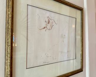 Ida Kohlmeyer (New Orleans, 1912-1997), Sketch of an Elephant, signed
