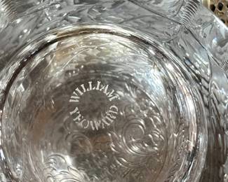 William Yeoward set of four crystal tumblers
