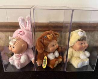 Set Of Three Cabbage Patch Kids 7 Snugglies Plushies 