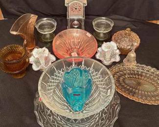 Assorted Colorful Glass Marquis Crystal Pieces 