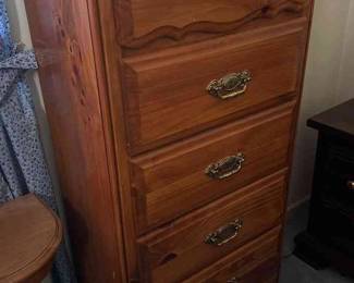 Tall Skinny Wooden Bedroom Dresser