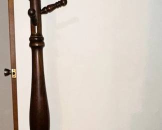 Standing Coat Rack And Mirror 