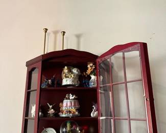 Small Wooden China Cabinet 