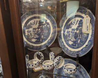 Johnson Brothers Willow dinner plates