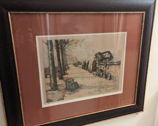 Manuel Robbe signed and numbered art