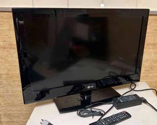 LG 26 Inch Flat Screen TV Powers On