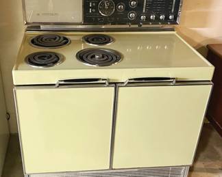 1957 Frigidaire Electric Range Yellow