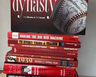 Big Red Dynasty Signed, 1939 Baseballs Tipping Point Signed,  More Baseball Books