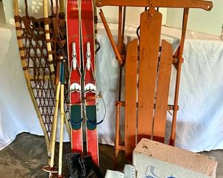 Flexible Flyer Sled, Skis, Ice Skates, More