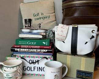 Golf Purses, Trinkets, Books, More