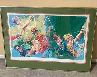 LeRoy Neiman Golf Champions  Signed Print