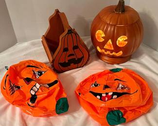 Halloween Vintage Atlantic Mold Pumpkin Light More