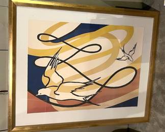 Alexander Calder Birds In Flight Signed Print