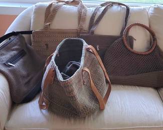 Four Sak Purses And One Sisel Market Bag