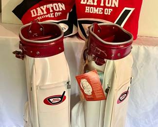 2 MacGregor Bogie Busters Golf Bags One Is Brand New  2 Red Bags