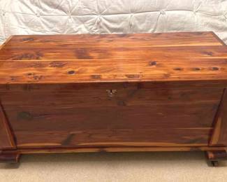 Cedar Chest Made By LM Of Dayton Ohio 