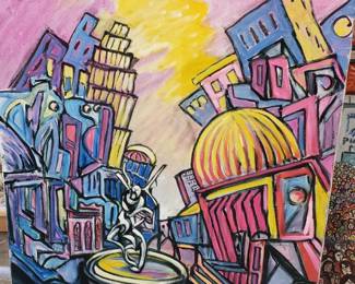 David Crown painting