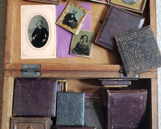 Tintypes and daguerreotypes photos
