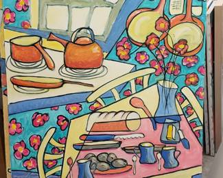 David Crown painting - "Domestika" series