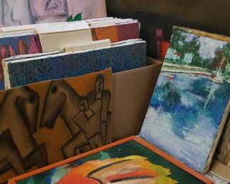 David Crown paintings, smaller sizes