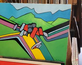 David Crown painting