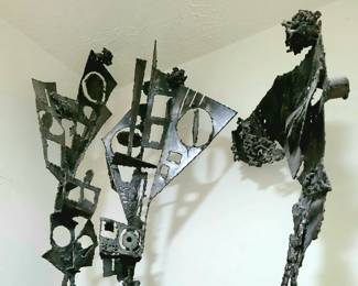 David Crown- Steel sculpture, "On the Rialto"