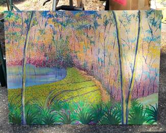 David Crown painting- Entitled "Florida"